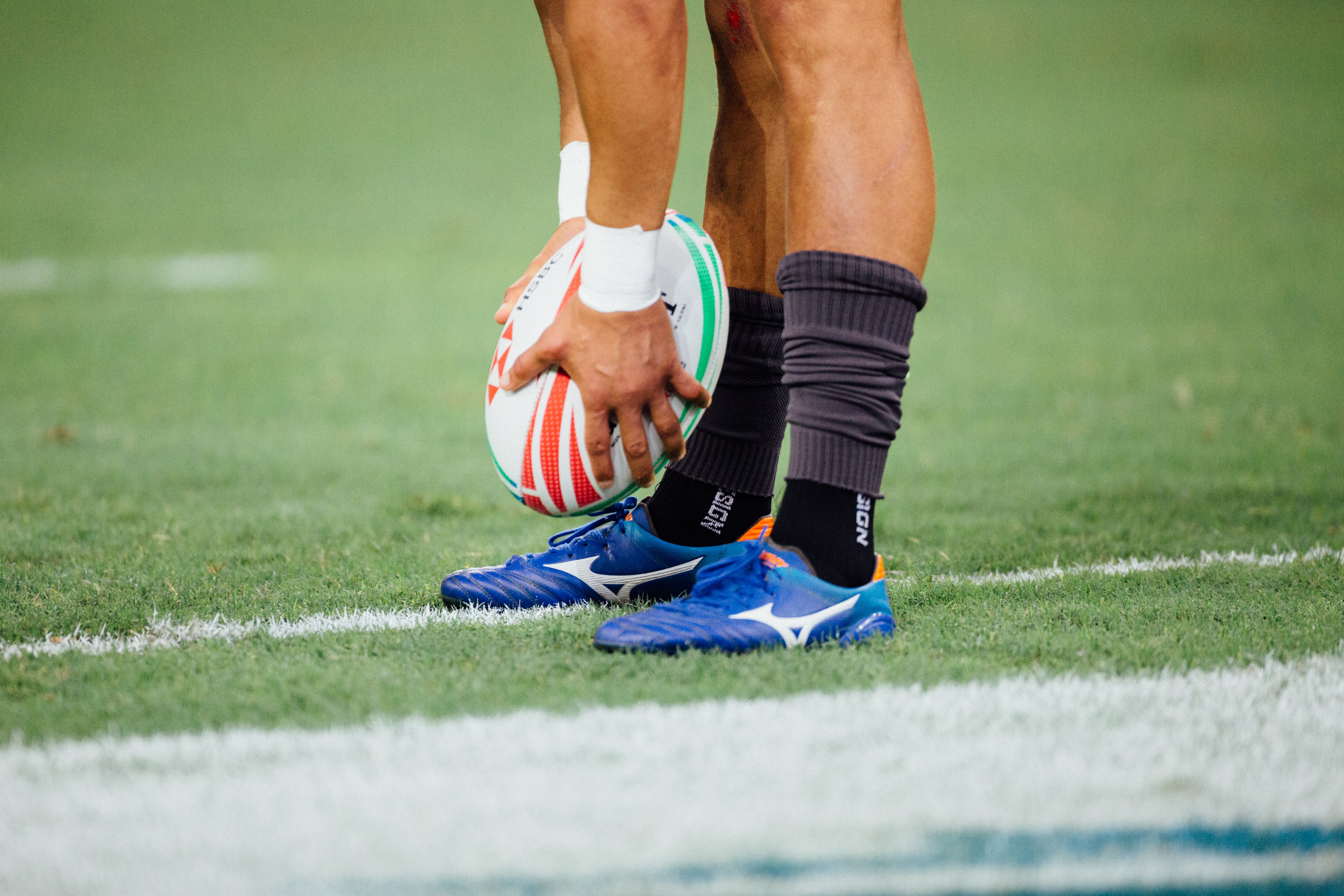 Rugby - Man with Rubgy Ball